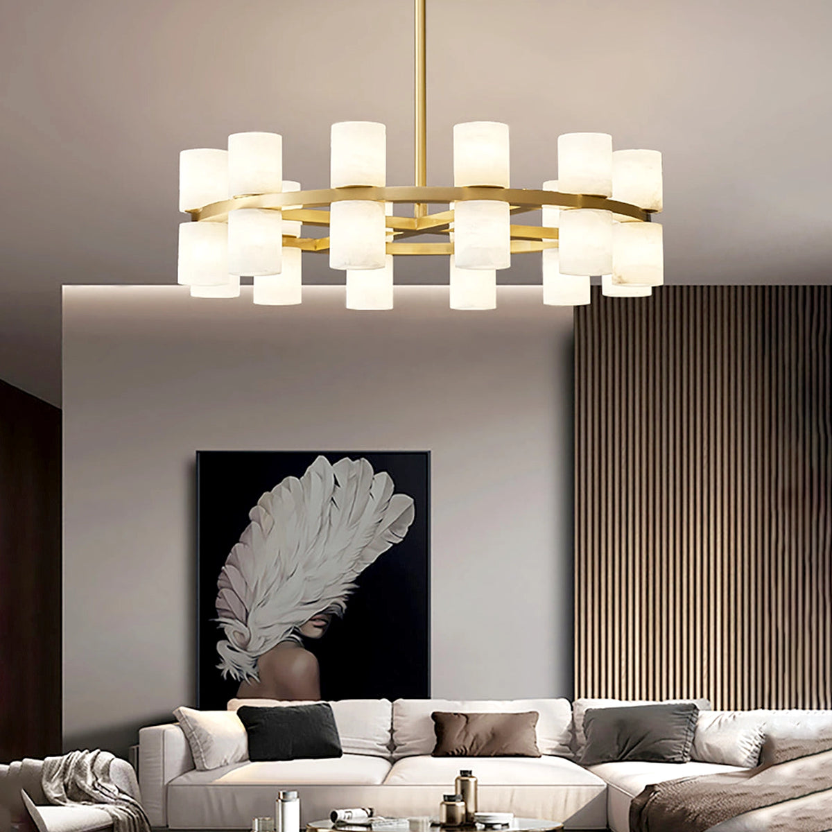 Tabitha AlabasterChandelier