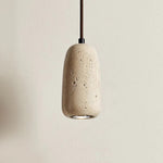 Textured Travertine Pendant Light