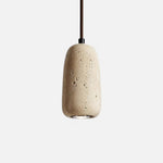 Textured Travertine Pendant Light
