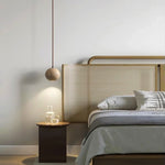 Textured Travertine Pendant Light