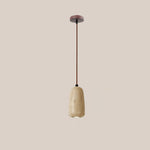 Textured Travertine Pendant Light