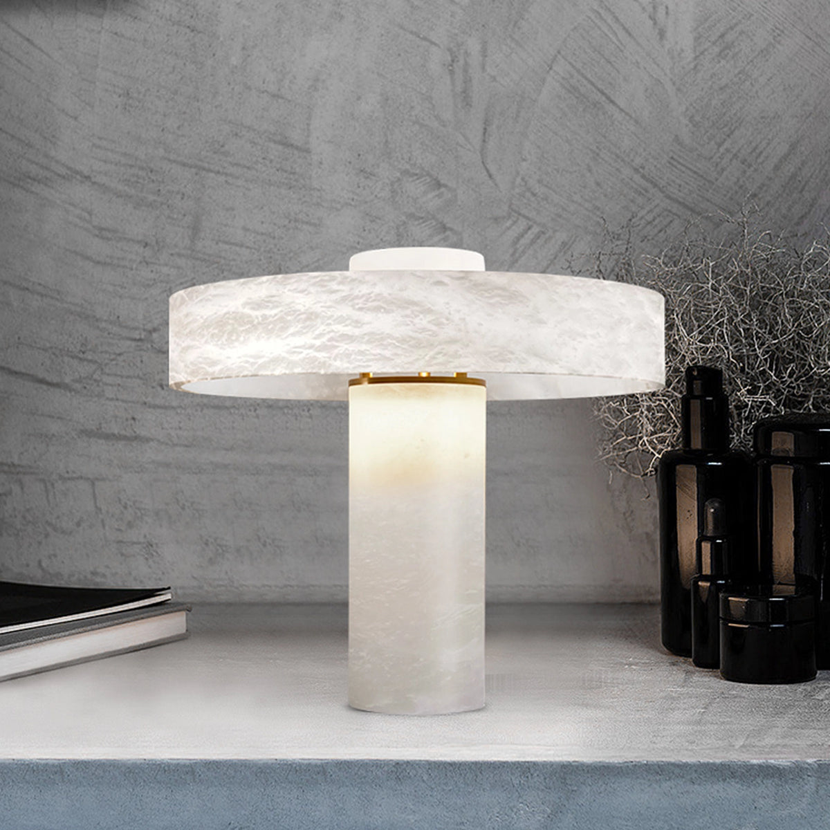 Tramonto Alabaster Table Lamp