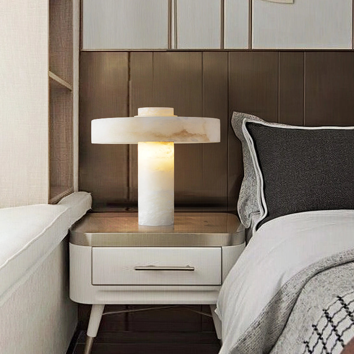 Tramonto Alabaster Table Lamp