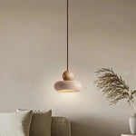 TraverLamp Wabi Sabi Travertine Pendant Light