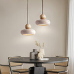TraverLamp Wabi Sabi Travertine Pendant Light