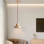 TraverLamp Wabi Sabi Travertine Pendant Light