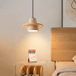Travertine Medieval Wood Pendant Light