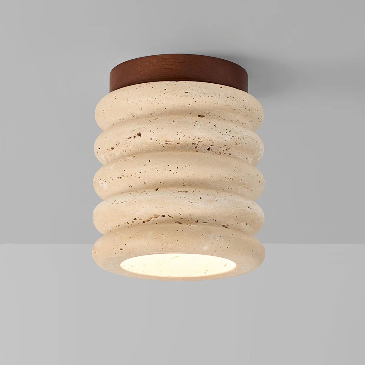 Travertine Vaarnii Ceiling Lamp
