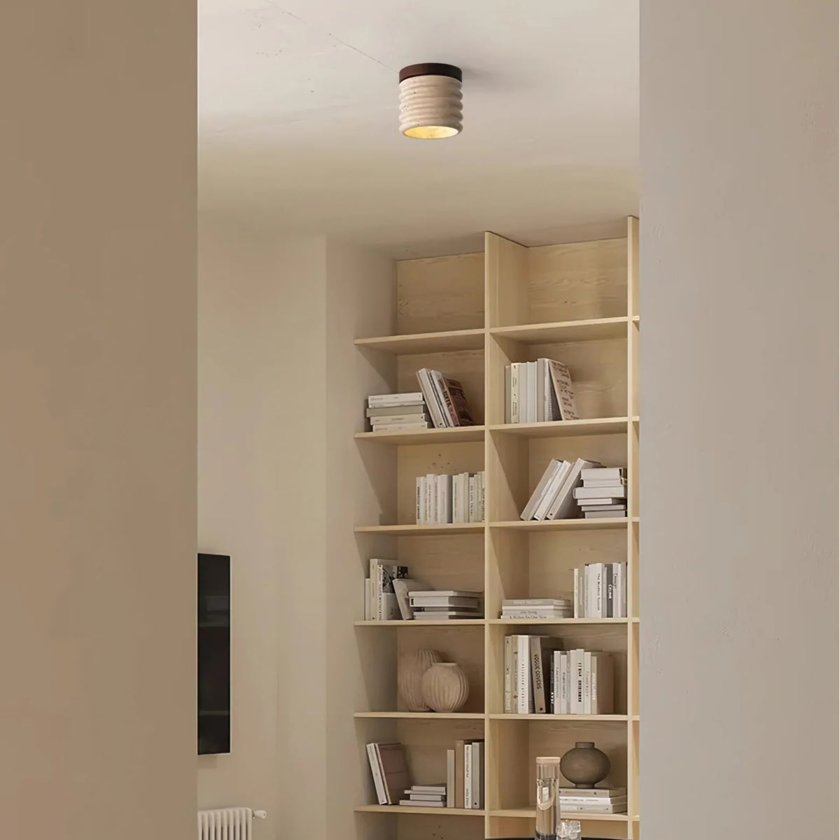 Travertine Vaarnii Ceiling Lamp