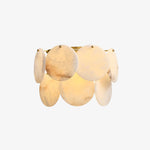 Two-Tier Alabaster Wall Lamp