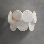 Two-Tier Alabaster Wall Lamp