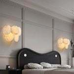 Two-Tier Alabaster Wall Lamp