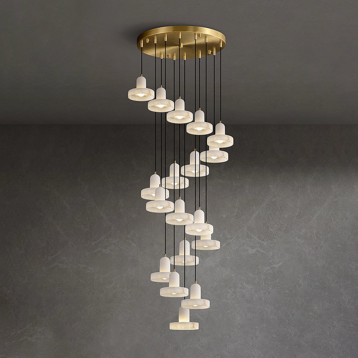 Universo ST Alabaster Pendant Lamp