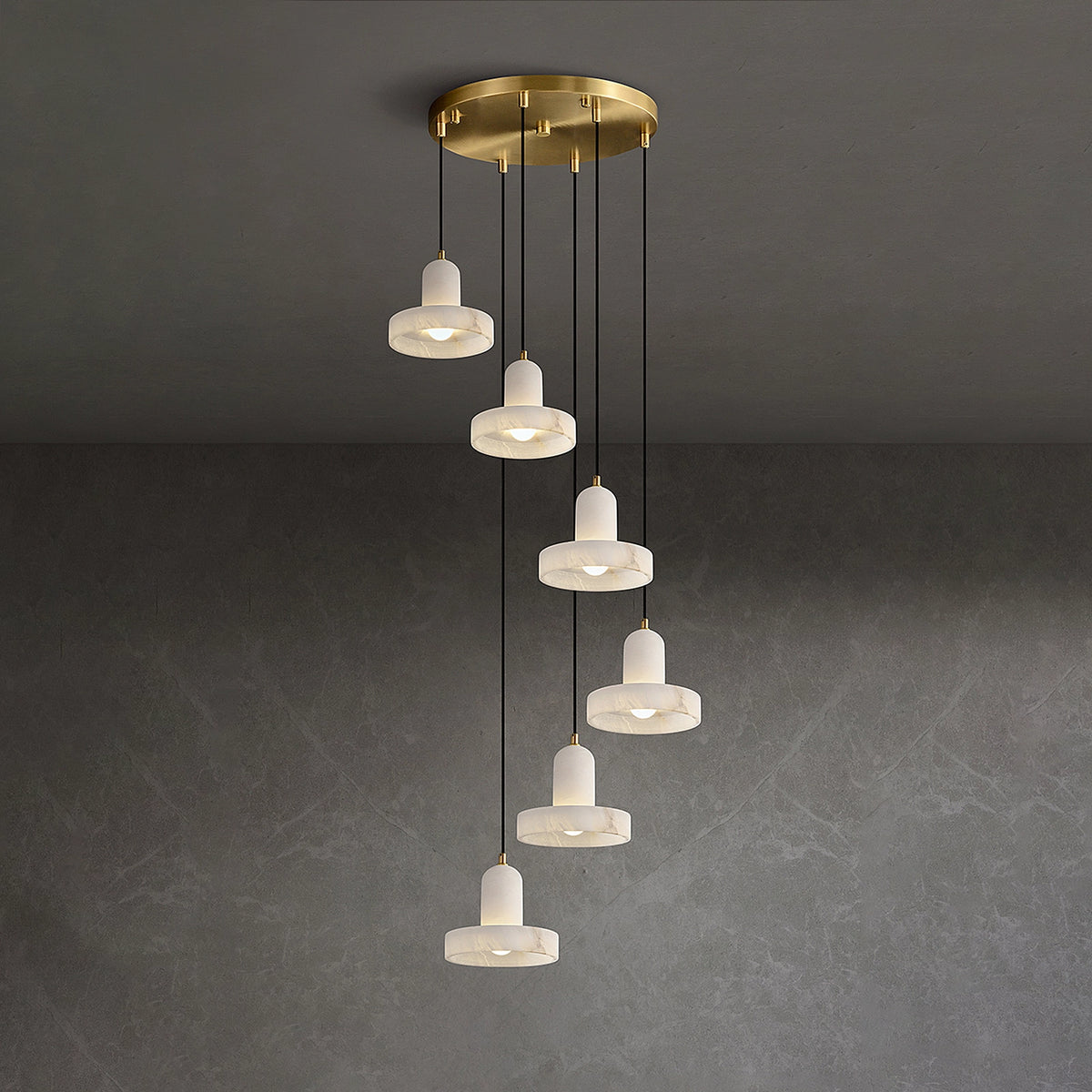 Universo ST Alabaster Pendant Lamp