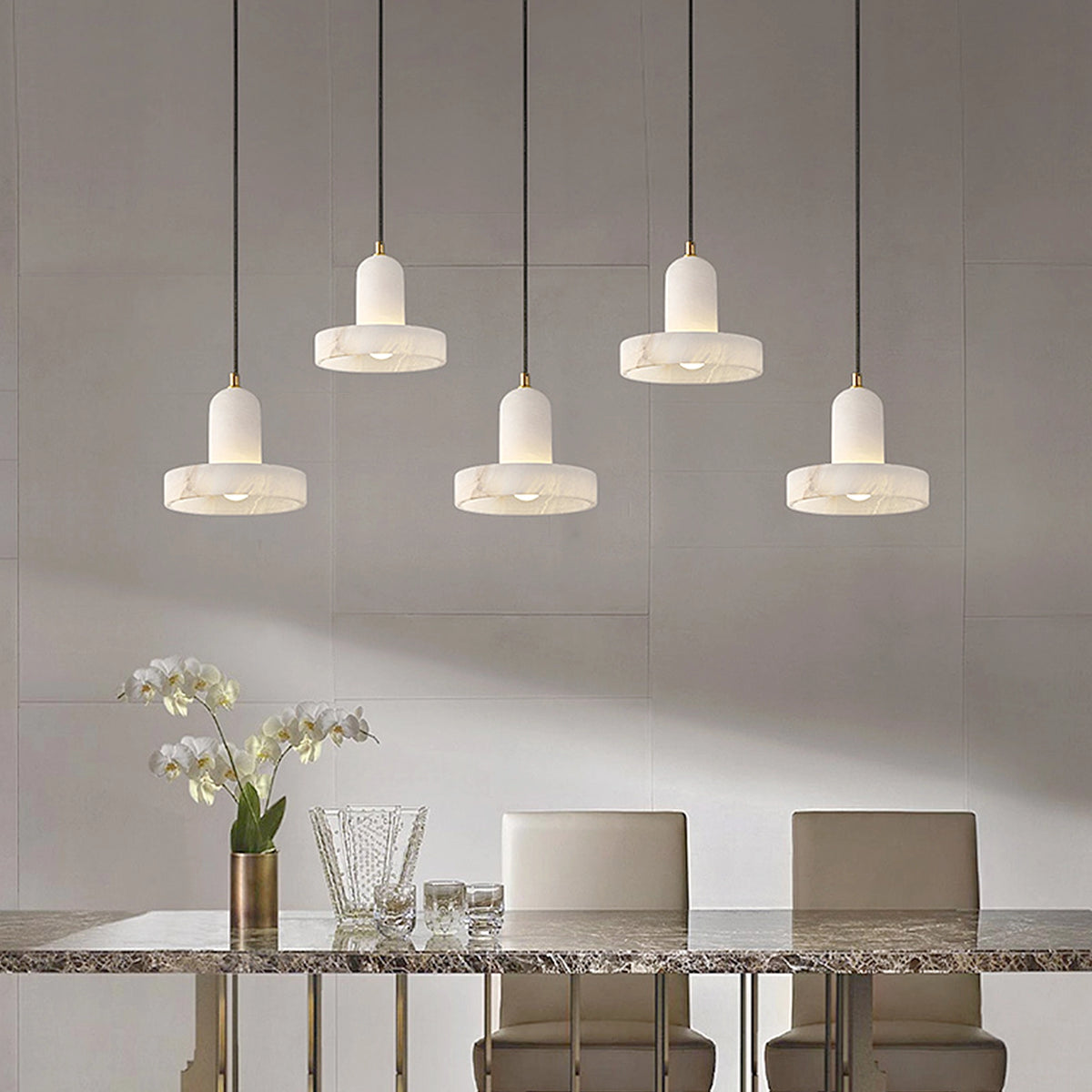 Universo ST Alabaster Pendant Lamp