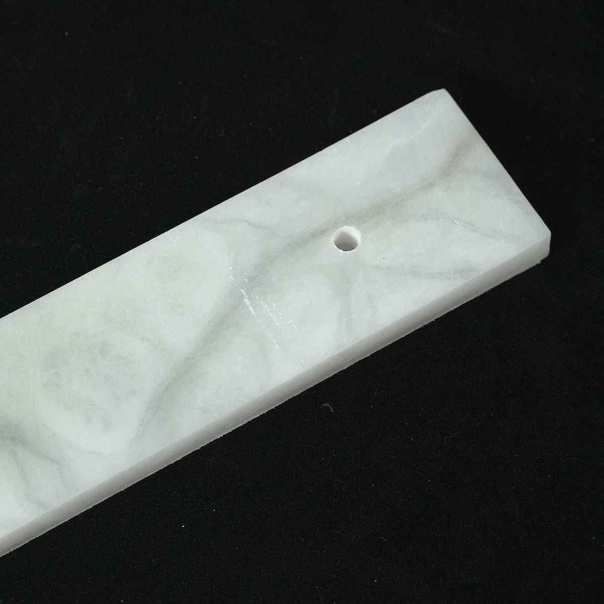 Veraune Bar Wall Sconce | Pure Natural Alabaster | Single carved stone slat with predrilled mounting hole | Severn Lighting