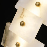 Vertical Ring Alabaster Pendant Lamp