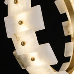 Vertical Ring Alabaster Pendant Lamp