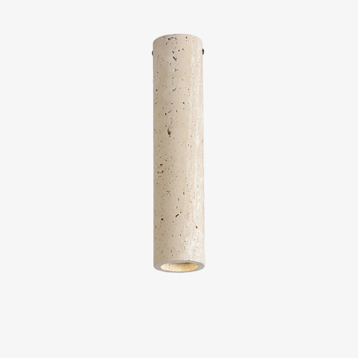 Wabi Sabi Cylinder Travertine Ceiling Lamp