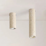 Wabi Sabi Cylinder Travertine Ceiling Lamp