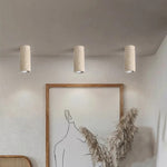 Wabi Sabi Cylinder Travertine Ceiling Lamp