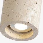Wabi Sabi Cylinder Travertine Ceiling Lamp
