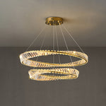 Wave Circle Crystal Chandelier