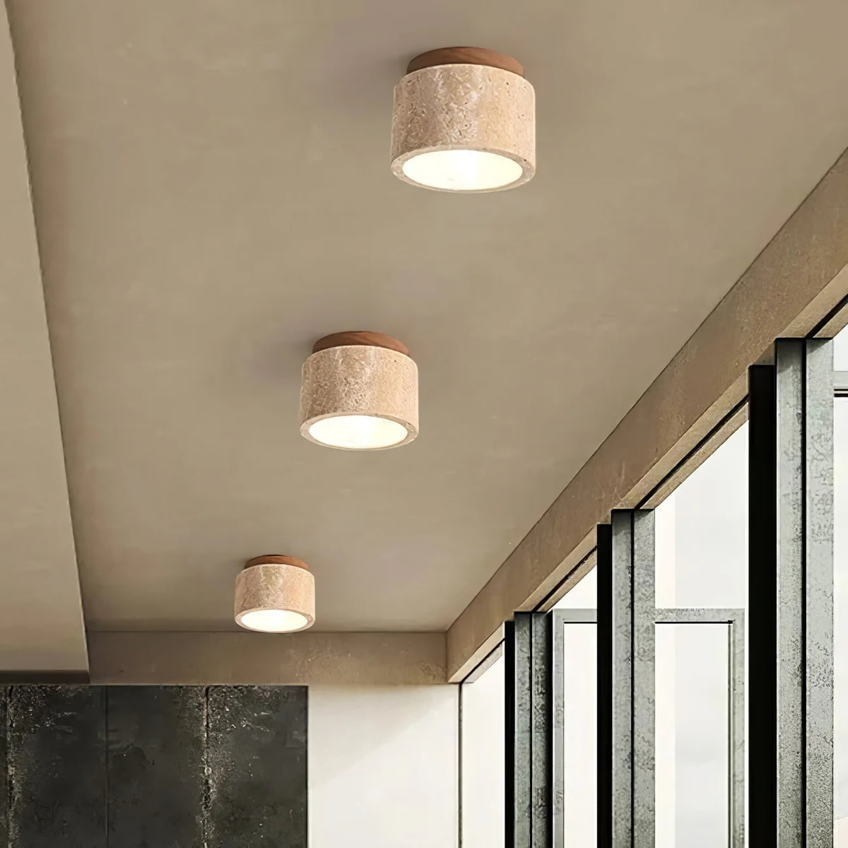 Simplicity Cylindrical Hallway Ceiling Light
