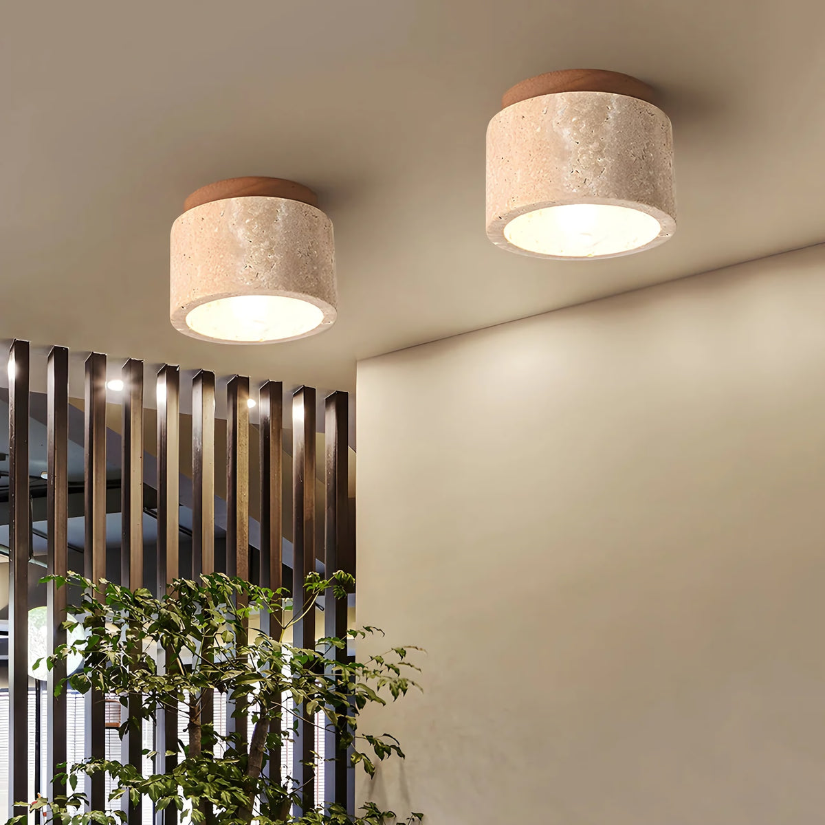 Simplicity Cylindrical Hallway Ceiling Light