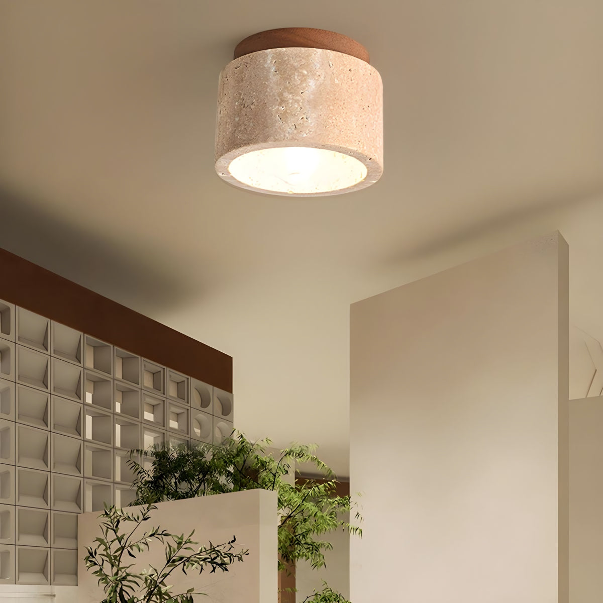 Simplicity Cylindrical Hallway Ceiling Light