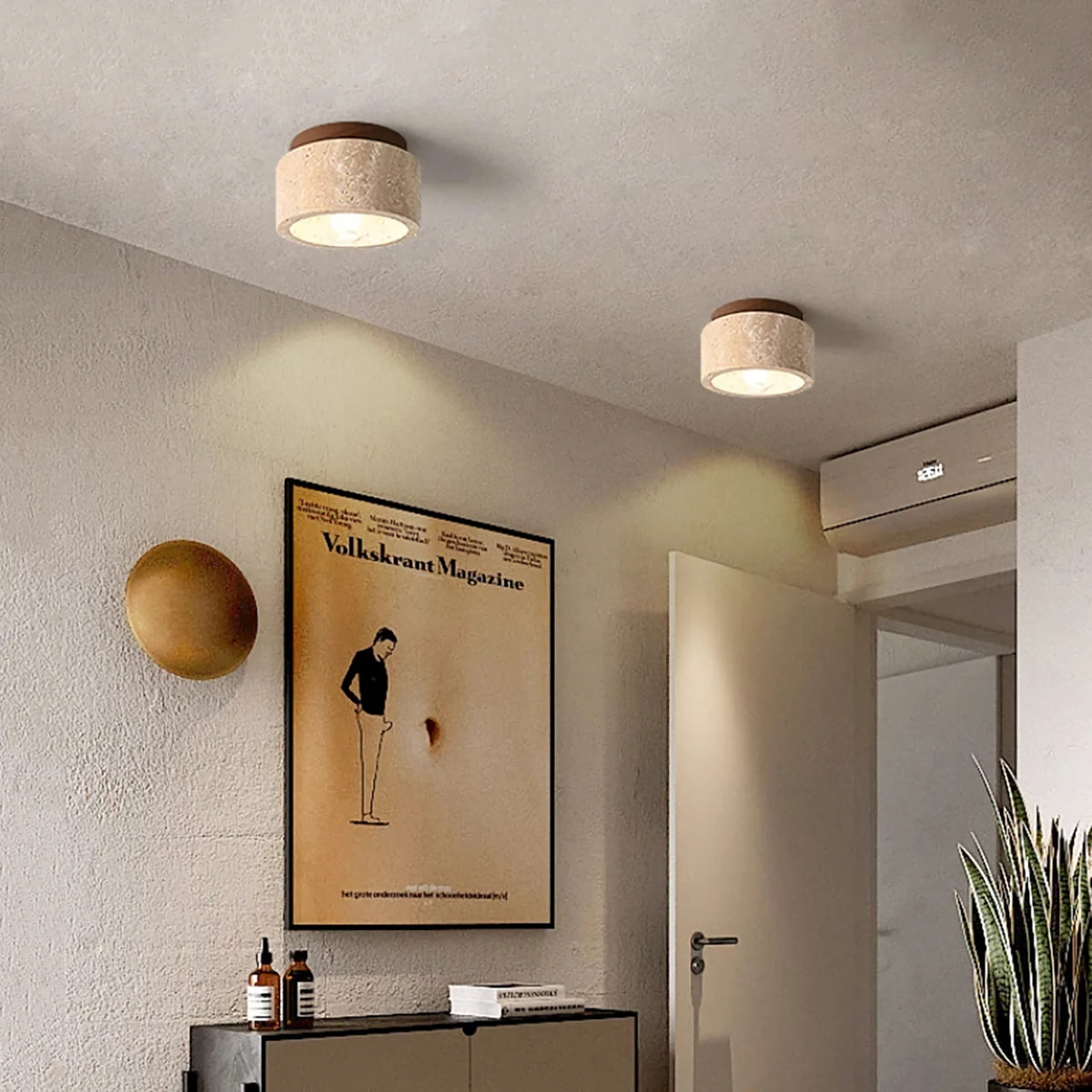 Simplicity Cylindrical Hallway Ceiling Light