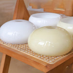 Wrenley Cream Glass Mid-Century Chandelier