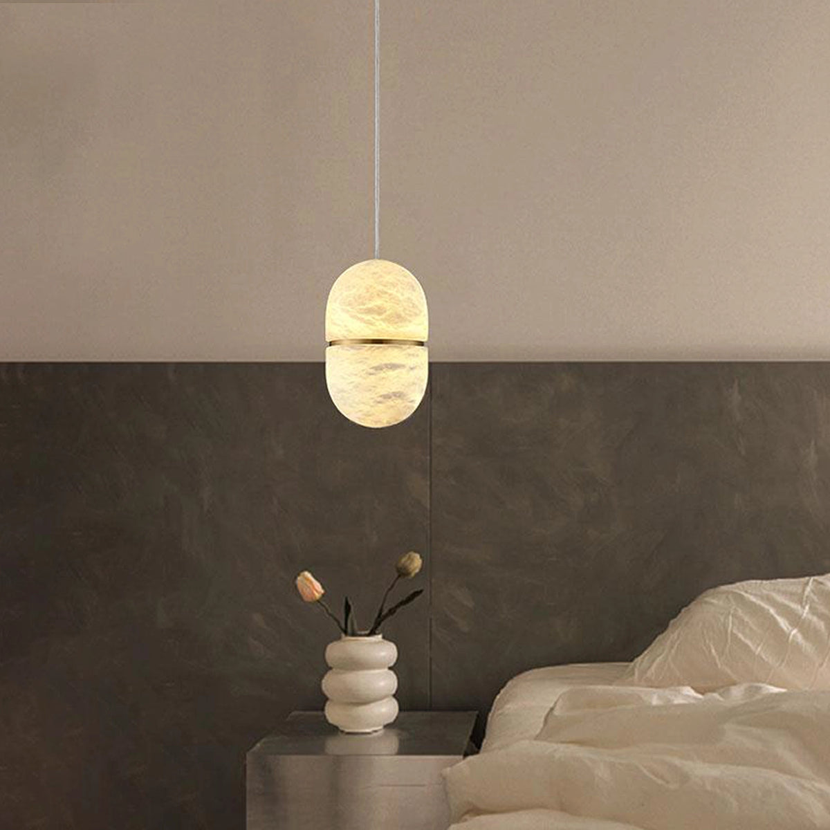 YUM Alabaster Pendant Lamp