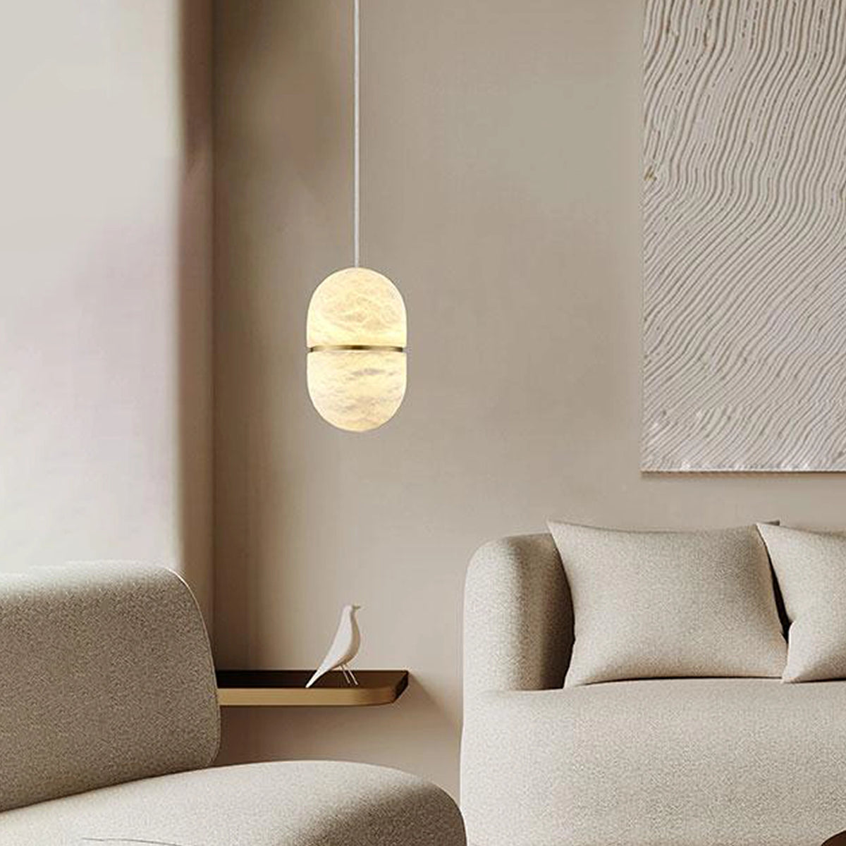 YUM Alabaster Pendant Lamp