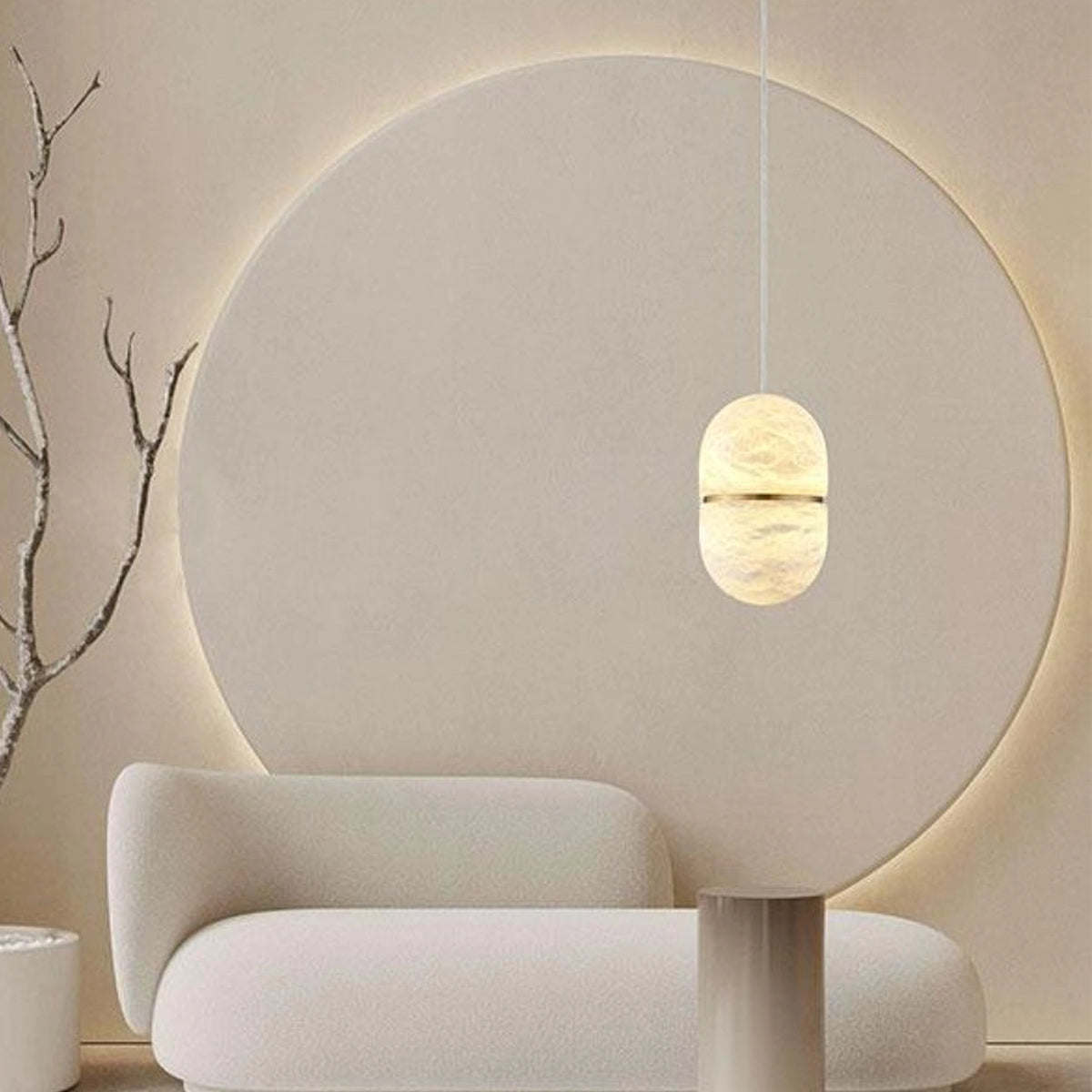 YUM Alabaster Pendant Lamp