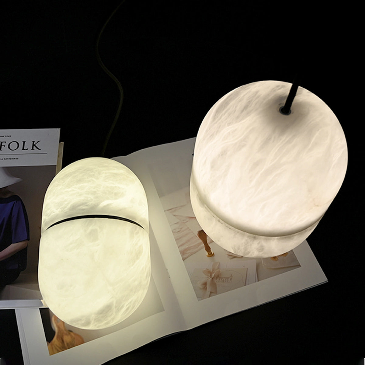 YUM Alabaster Pendant Lamp
