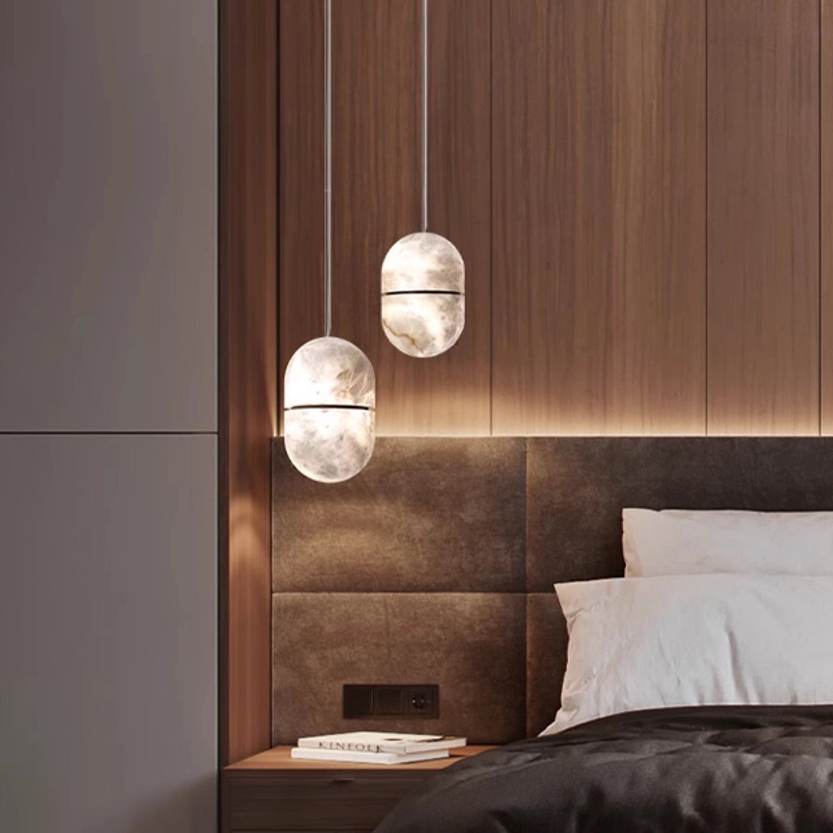 YUM Alabaster Pendant Lamp