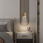 Yellow Travertine Cone Pendant Lamp