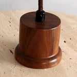 Yellow Travertine Dome Pendant Light