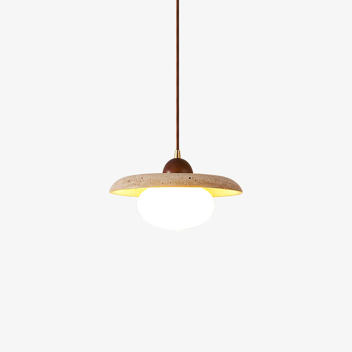 Yellow Travertine Pendant Lamp