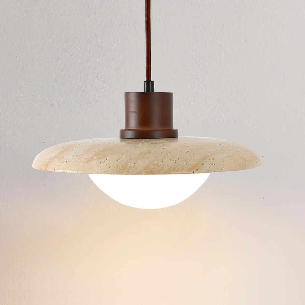 Yellow Travertine Pendant Lamp