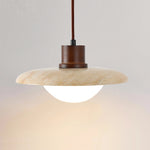 Yellow Travertine Pendant Lamp