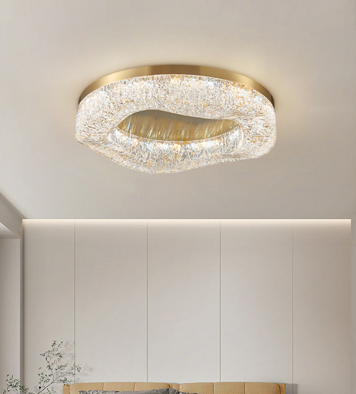 Light Luxury Brass Ceiling Light
