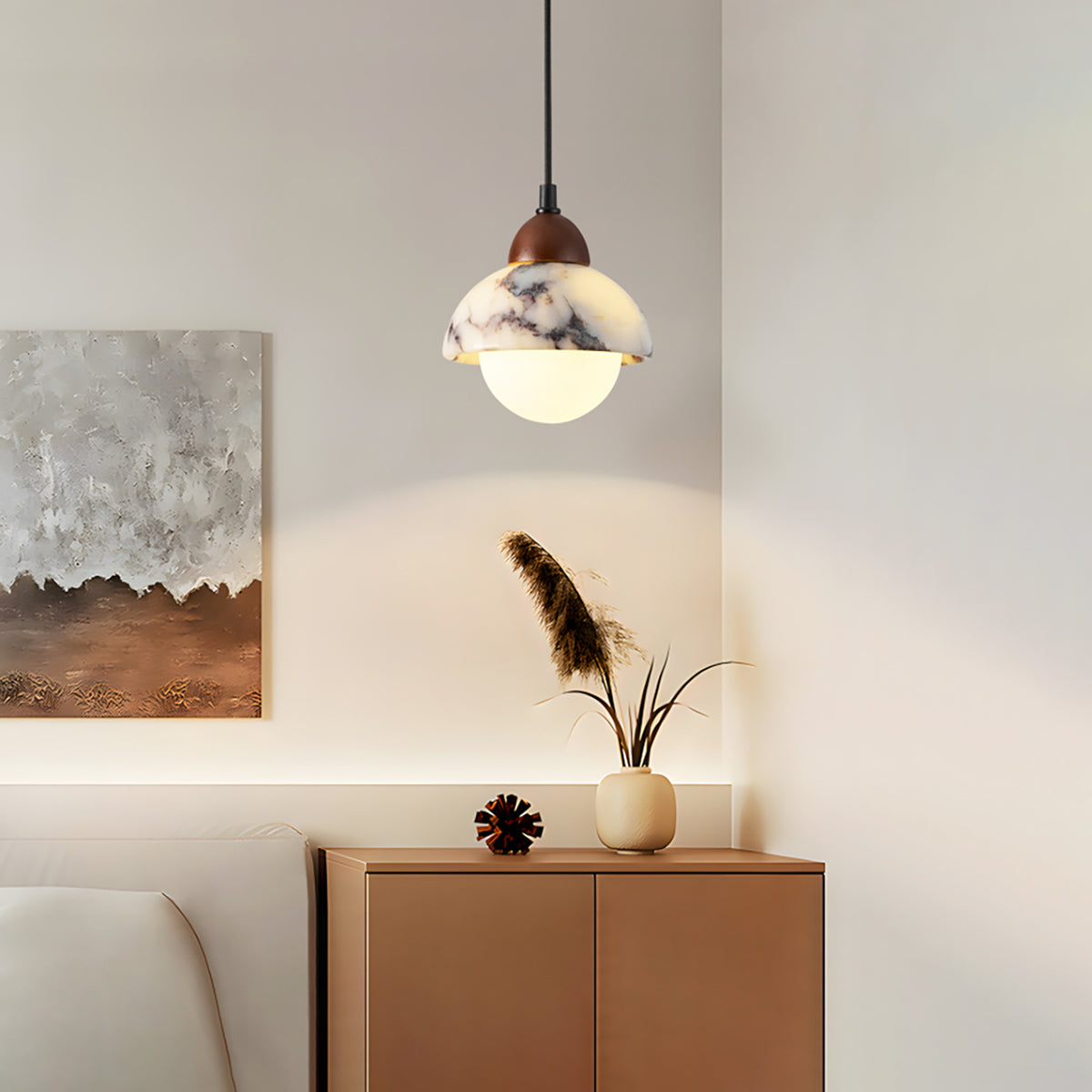 Dekum Marble Pendant Lamp