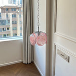 Handmade Murano Disc Glass Chandelier