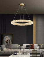 Round Ring Crystal Chandeliers