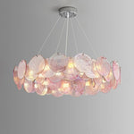 Vistosi Murano Disc Glass Chandelier