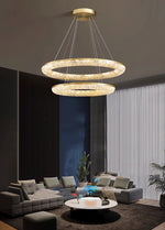 Round Ring Crystal Chandeliers