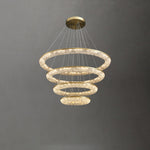 Round Ring Crystal Chandeliers