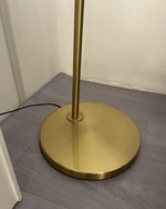 Golden Arc Scallop Shade Floor Lamp